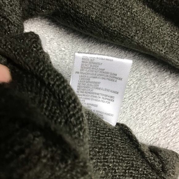 RDI Womens XS Tunic Sweater Dark Green V Neck Oversized Solid Stretch NWOT - Picture 3 of 13